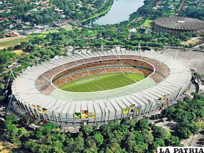 Vista panorámica del estadio de Mineirão