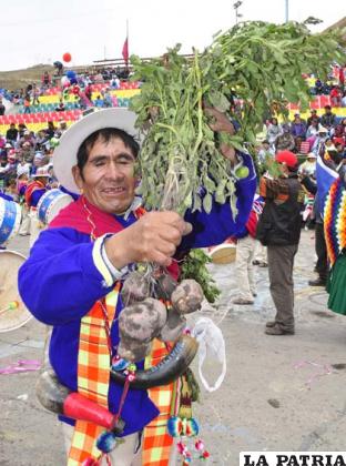 Frutos que brinda la Pachamama (Madre Tierra)