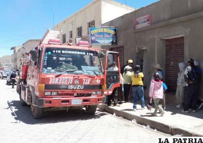En marzo habrá otro carro bombero