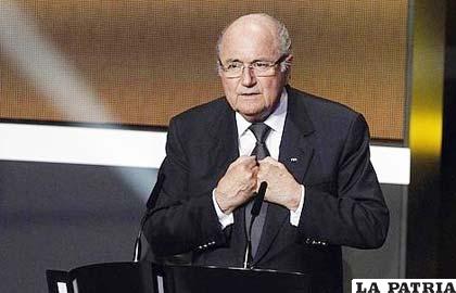 Joseph Blatter, presidente de la FIFA