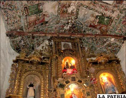 Retablo de la iglesia de Corque