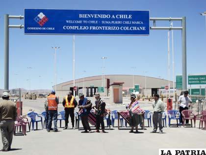 Punto fronterizo entre Pisiga, Oruro y Colchane, Chile