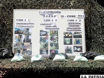 La Felcn expuso imágenes del operativo “Zorro”