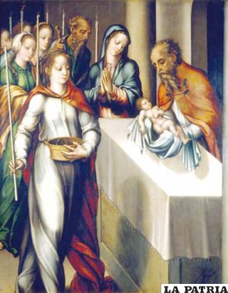 La fiesta de la Candelaria tiene su origen en la presentación de Jesús en el templo y la purificación de María Virgen