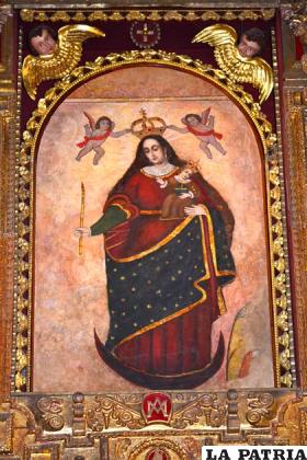 Imagen de la Virgen del Socavón