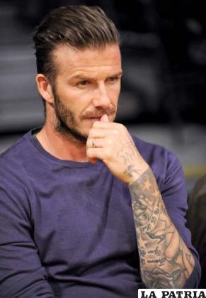 El exjugador inglés David Beckham