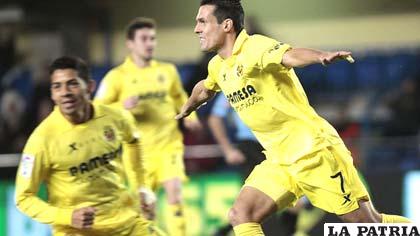 Trigueros anotó el segundo del Villarreal