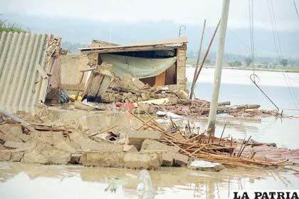 Al igual que en otros departamentos, en Oruro existen zonas afectadas por inundaciones