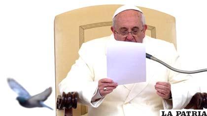 Papa Francisco, ayer en la homilía
