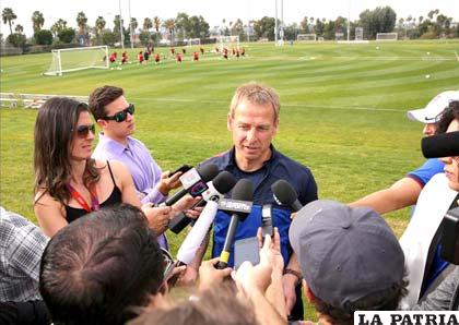 Klinsmann en declaraciones a la prensa estadounidense