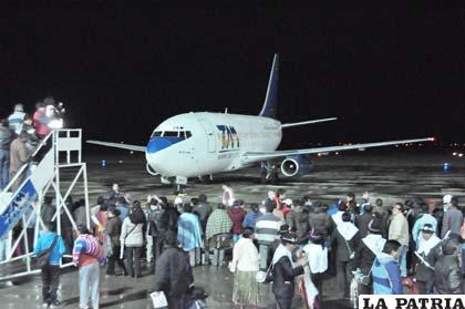 Fue la cuarta vez que inauguraron obras en el aeropuerto “Juan Mendoza”
