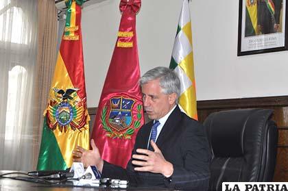 Álvaro García Linera explicó las razones por la ausencia del Presidente Morales