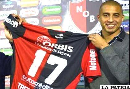 David Trezeguet, jugador de Newell’s Old Boys