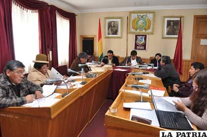Sesión ordinaria del Concejo Municipal