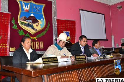 Directiva de la Asamblea Legislativa Departamental de Oruro