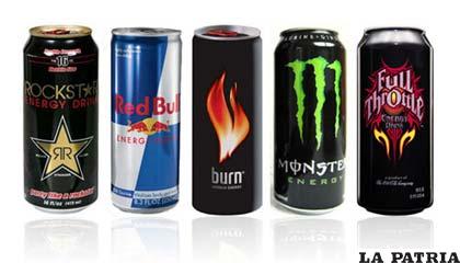 Bebidas energizantes de diferentes marcas