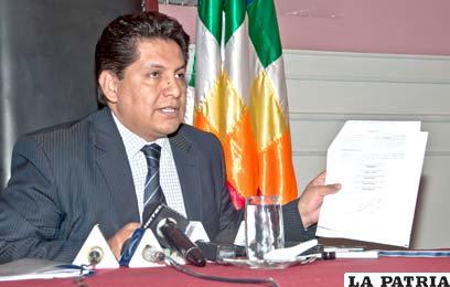 Rudy Flores, presidente del Tribunal Constitucional Plurinacional