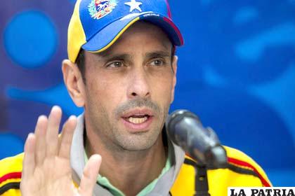 Líder opositor venezolano Henrique Capriles