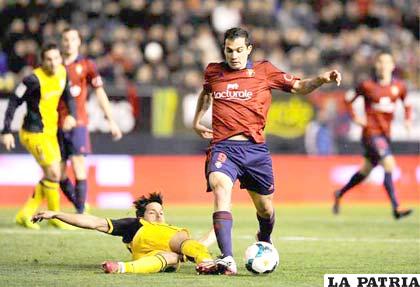 El Atlético no pudo en su visita al Osasuna
