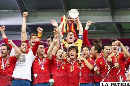 España es la defensora del título de la Eurocopa