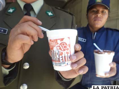 Helados de licor fueron decomisados