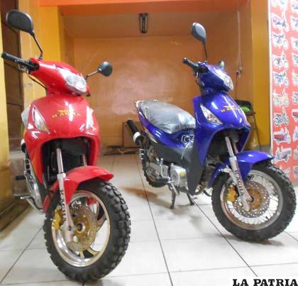 Las motocicletas destinadas a los segundos lugares