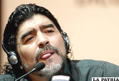 Maradona casi siempre es polémico en sus declaraciones