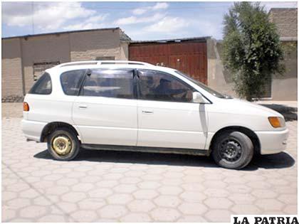 Un vehículo “chuto” circulaba por Huari