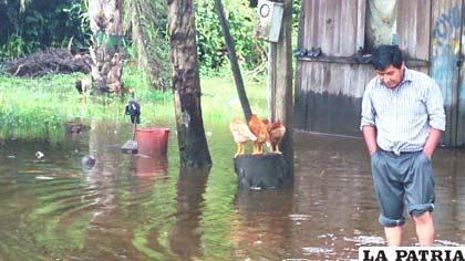 Bajan lentamente inundaciones en el Beni