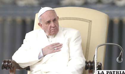 Papa Francisco pide paz en el mundo