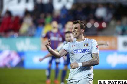 Mandzukic anotó el 3 a 0 para el Atlético de Madrid