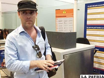 Damián Pachter, periodista argentino que se ha visto obligado abandonar su país
