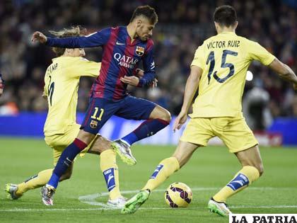 Neymar anotó el primero para Barcelona