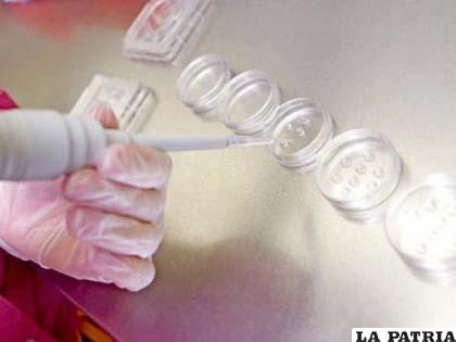 Pruebas científicas para lograr el ADN de un recién nacido