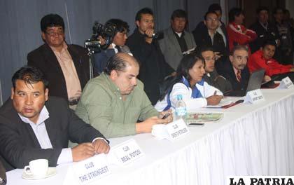 La reunión de los ligueros de realizará el lunes en Oruro