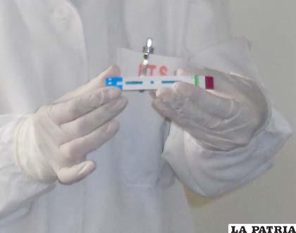 Prueba rápida el inicio para la detección precoz del VIH-Sida