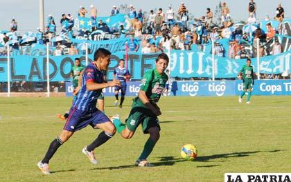 La última vez que jugaron en Yacuiba, ganó Blooming 1-0 el 27/10/2014