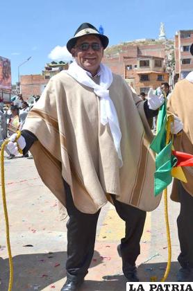 El presidente del Concejo Municipal de Oruro, Rodolfo Uyuni