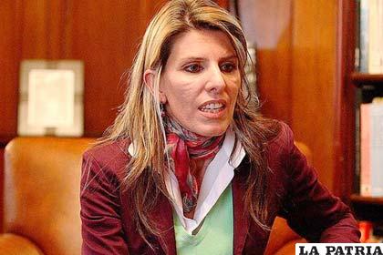 La jueza argentina Sandra Arroyo Salgado, exesposa del fallecido fiscal Alberto Nisman