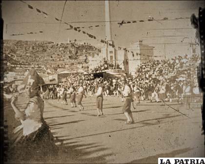 Llamerada “Zona Norte” en 1995. / Foto  Presencia