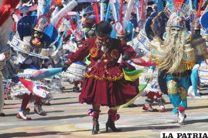 La peregrinación en el Carnaval de Oruro es danza