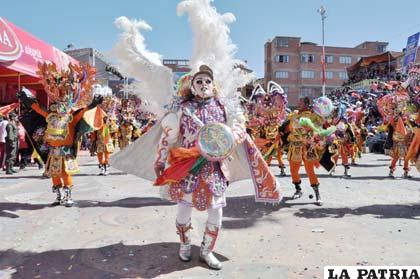 La diablada es la danza más representativa del Carnaval de Oruro