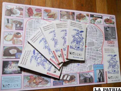El Mapa Gastronómico de Oruro es de distribución gratuita