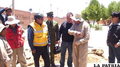 Inspección fue comandada por el alcalde Ramírez