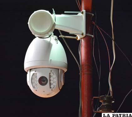 Cámaras instaladas a lo largo del recorrido del Carnaval