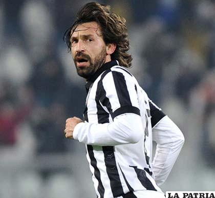 Andrea Pirlo no deja de anotar en el Juventus
