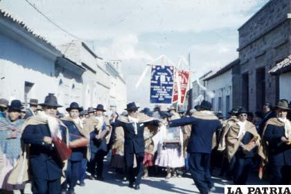 La Morenada Central Oruro en el Convite de 1955