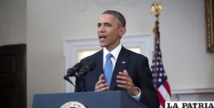 Barack Obama en conferencia de prensa