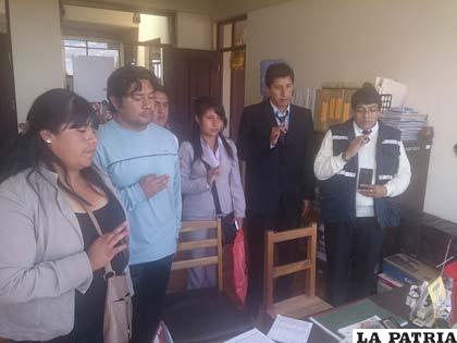 Durante la posesión del nuevo directorio del rugby