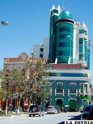 Sector en el que se armaba la gradería del Hotel Edén